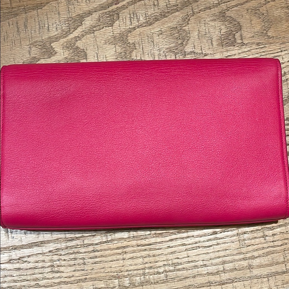 Yves Saint Laurent Leather Clutch Bag - Picture 7 of 9